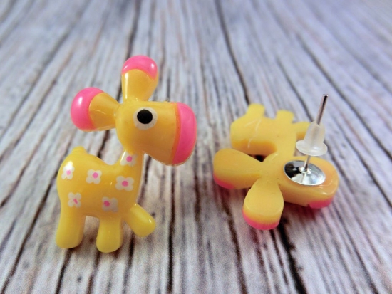 Preview: Pferd Esel Ohrstecker Monster horse ghost